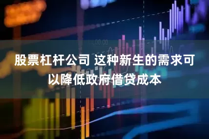 股票杠杆公司 这种新生的需求可以降低政府借贷成本